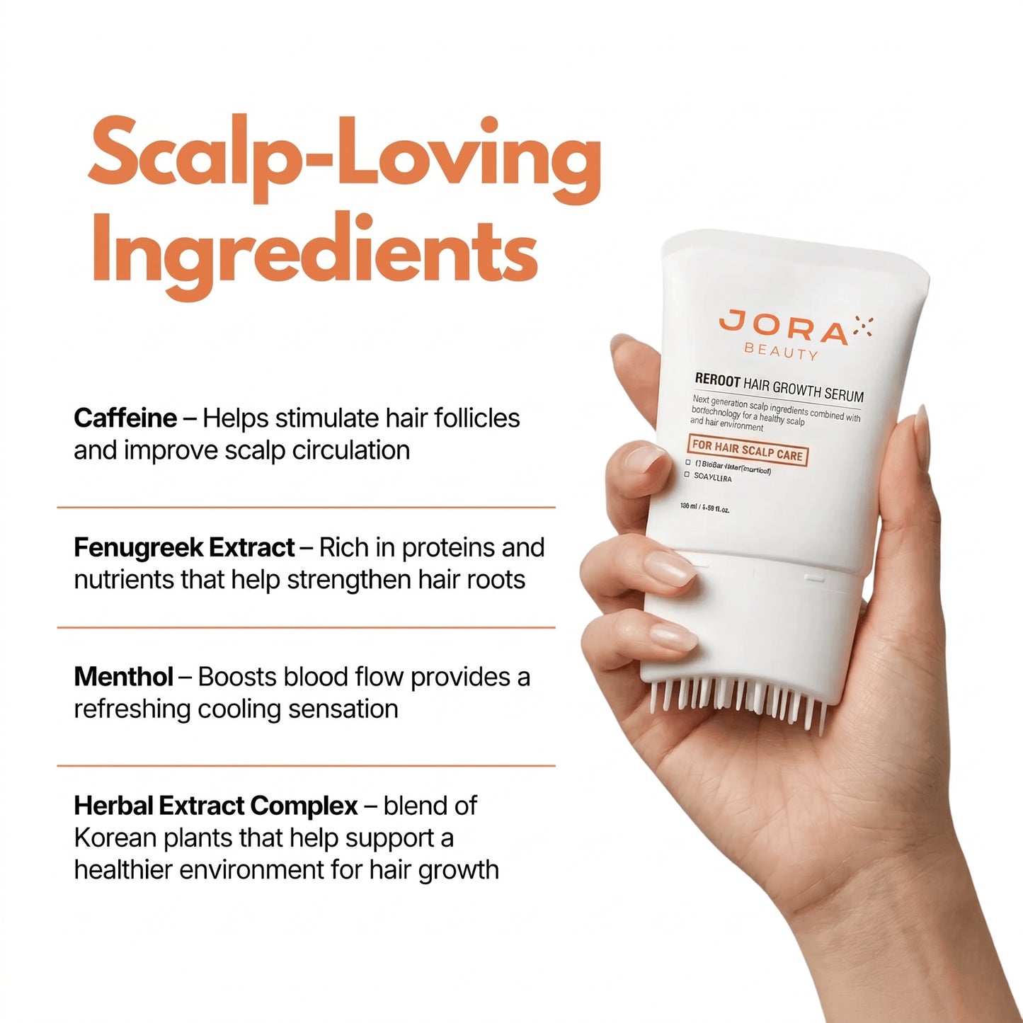 Jora Beauty REROOT Hair Growth Serum